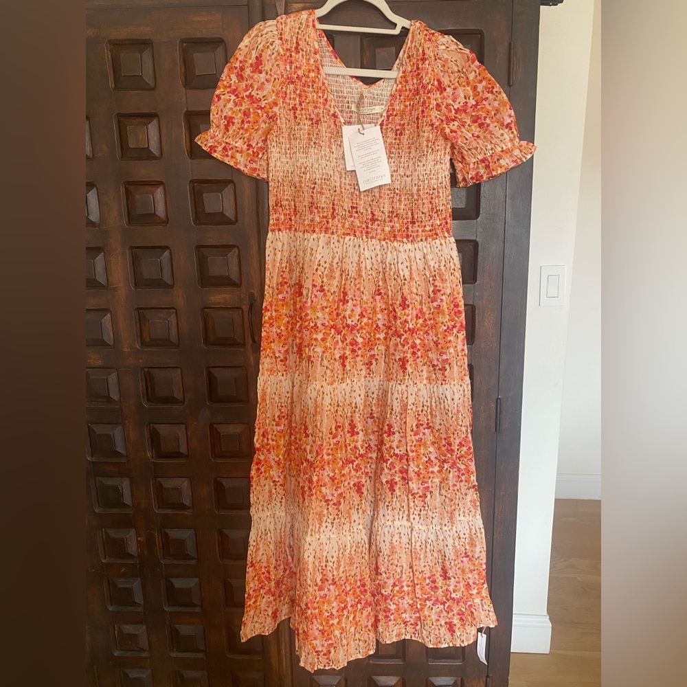 Christy Dawn Dress M Sunset Gladiola